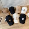Bestickte Baseballkappe im koreanischen Stil, Unisex, Gesichtsformend, Outdoor-Mode