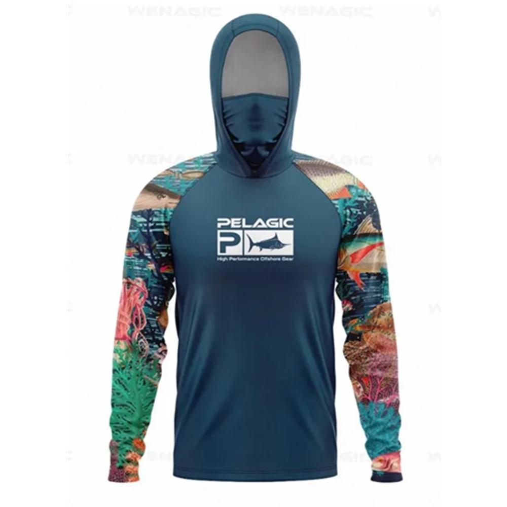 PELA Unisex Sun Protection Fishing Hoodie with Milk Silk Fabric