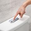 Botões de Descarga para Vaso Sanitário Oval Cromado para Banheiro