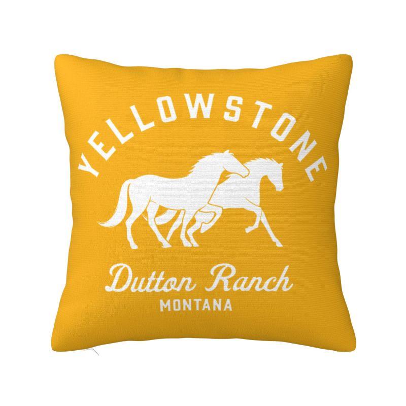 

Наволочки для подушек Yellowstone Dutton Ranch Мягкая Роскошная Подушка для Автомобиля Дивана 30x30cm 12x12in