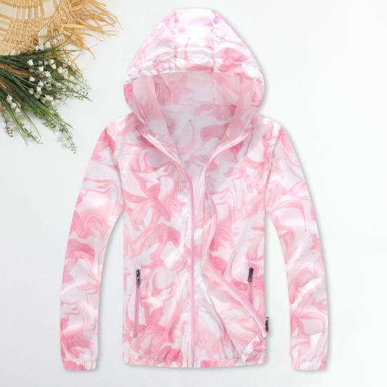 Ochranný oděv proti slunci Muži Ženy Lehký plášť na ochranu proti slunci s kapucí a dlouhým rukávem s kapsami Krytka na zip Anti-UV plášť