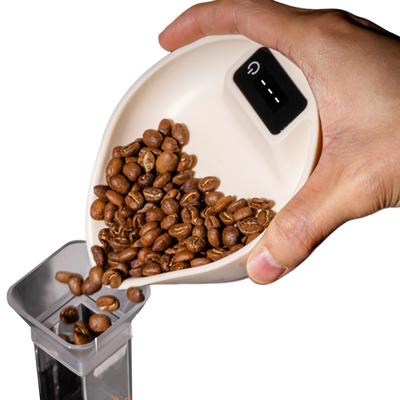 Digital Coffee Bean Electronic Measuring Scale Espresso Weighing Display Tray for Coffee Beans Milk Flour
