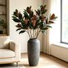 Rubber Leaves Artificial Magnolia Plant Large Artificial Plants  Living Room