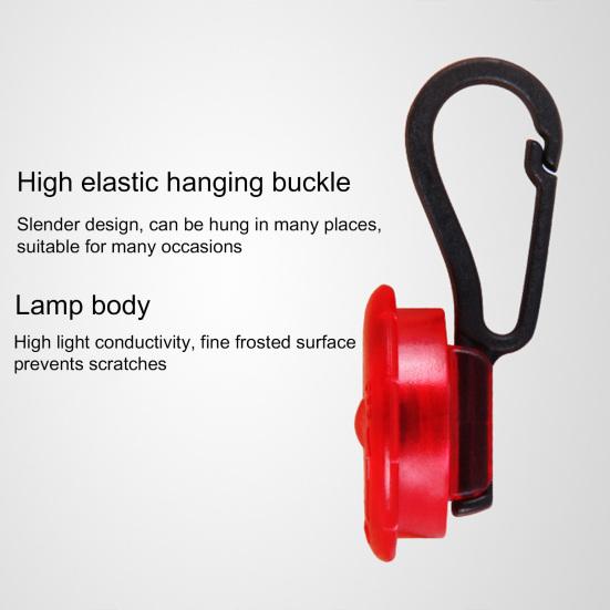 Luminous Waterproof Led Backpack Zipper Light Pet Lamp for Outdoor Sports