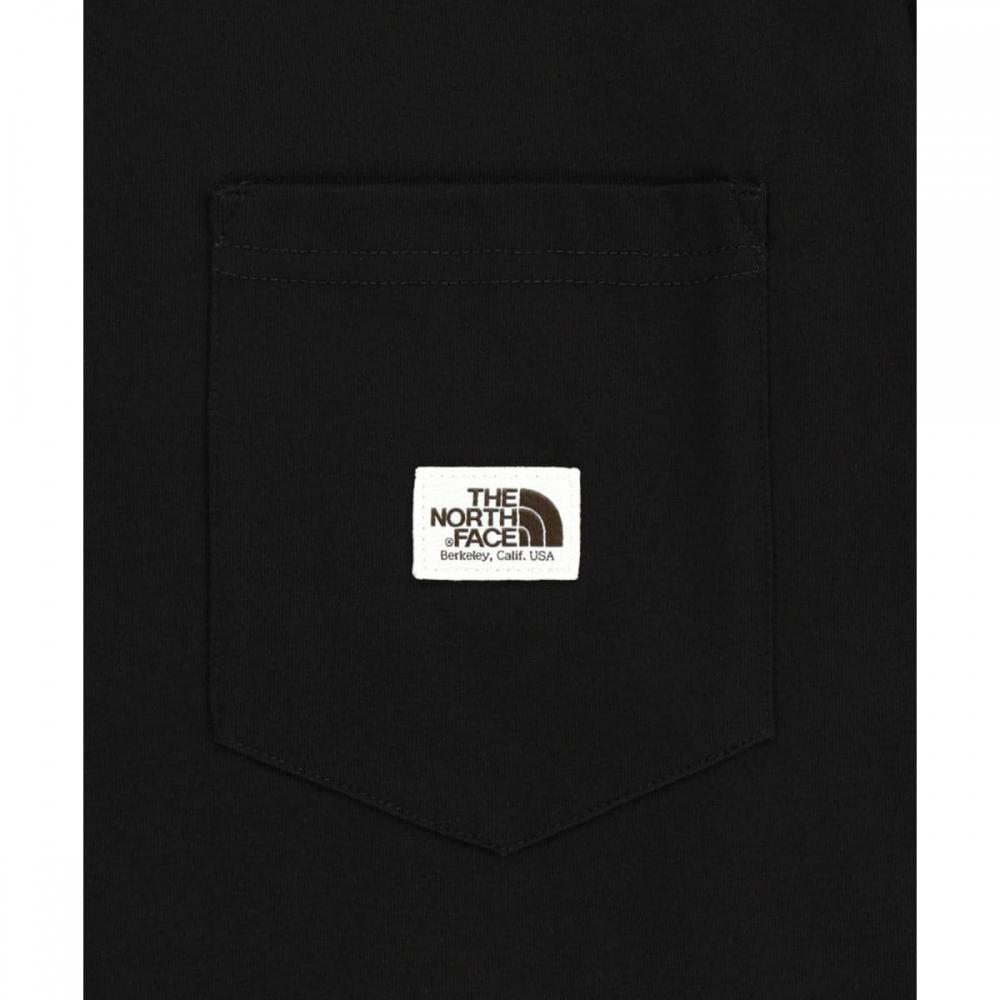The North Face Pocket Short Sleeve Tee Black Nt7us01j