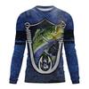 Long Sleeve Fishing T-shirt, Cool Fish Graphic for Anglers
