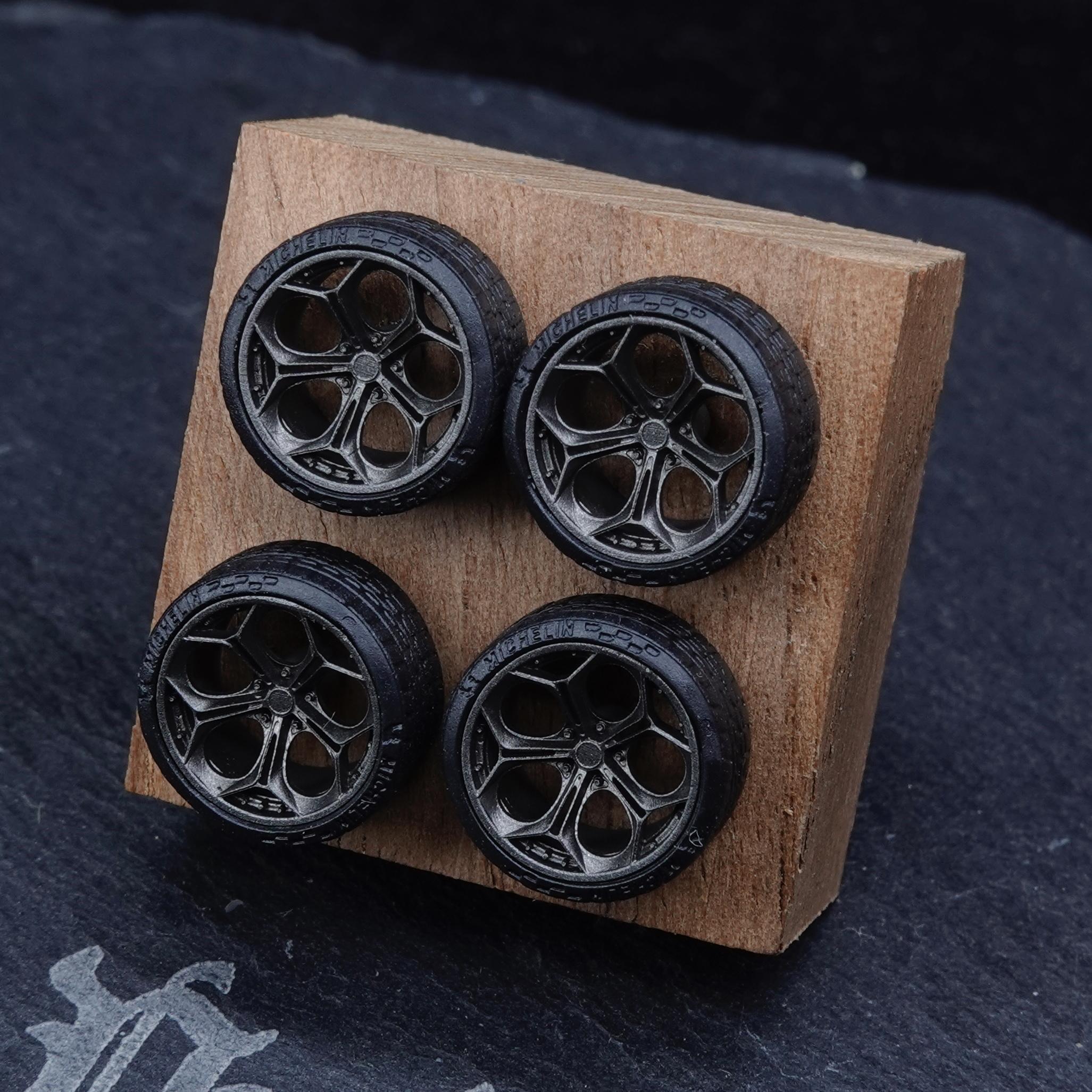 

PuffStudio_1/64 Scale Wheel Hub_AL13-R100_8.8mm Plug-in Hub Is Suitable for 1/64 Car Model Modification Accessories