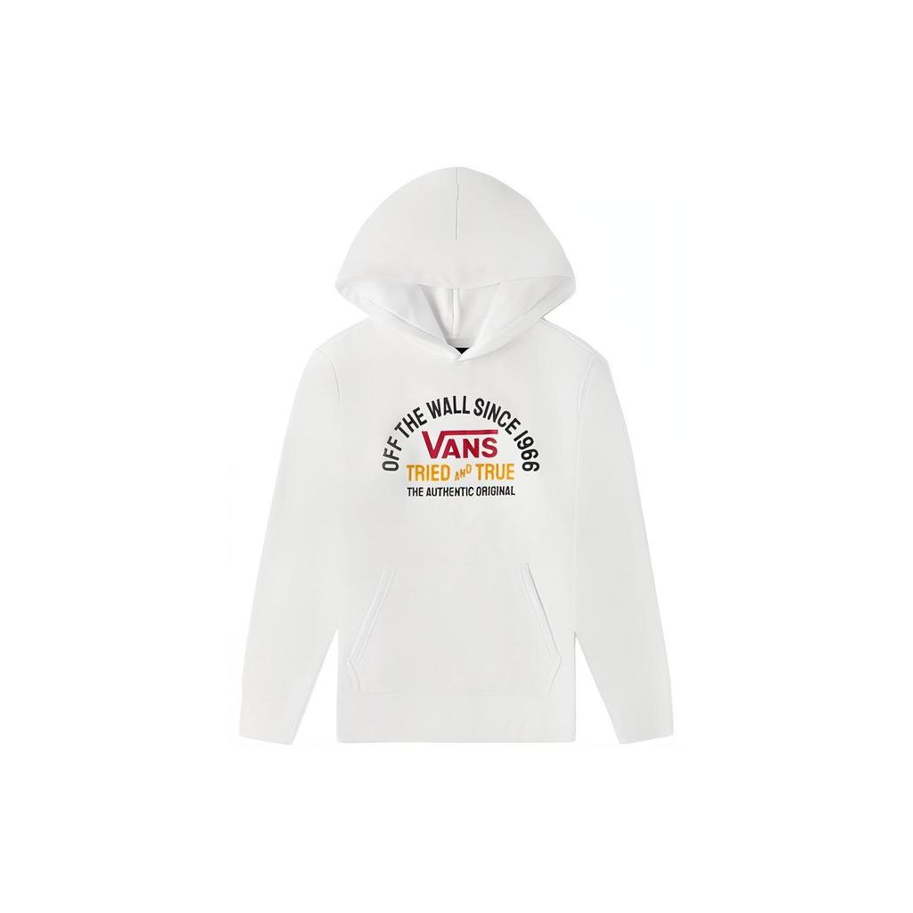 Vans Fleece Classic Logo Casual Sports Hoodie Men Hoodies White VN0A54I1WHT