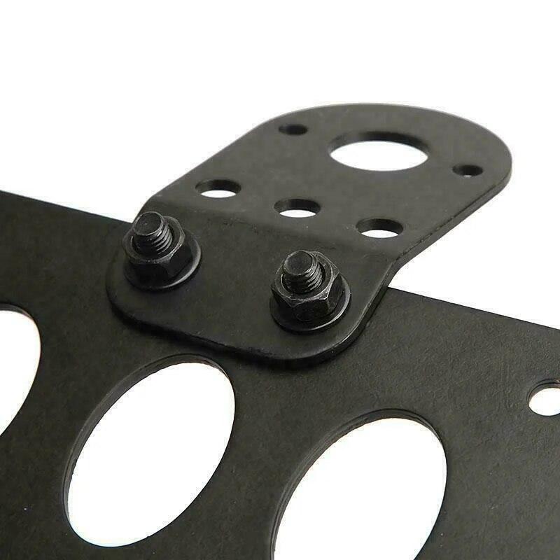 Motorcycle 7/8"22mm License Plate Holder Metal License Bracket Tail Light Holder For Harley Retro Old School Cruiser Bobber Bike