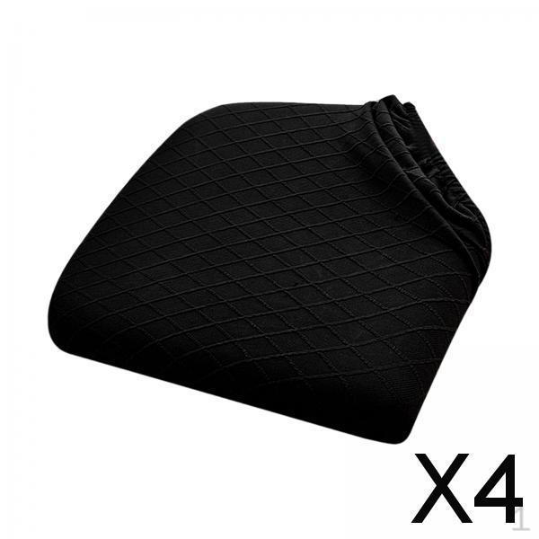 

4x Chair Cover Seat Cushion Slipcovers Leakproof Covers for Office Restaurant