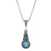 European Retro Blue Crystal & Turquoise Bohemian Earrings