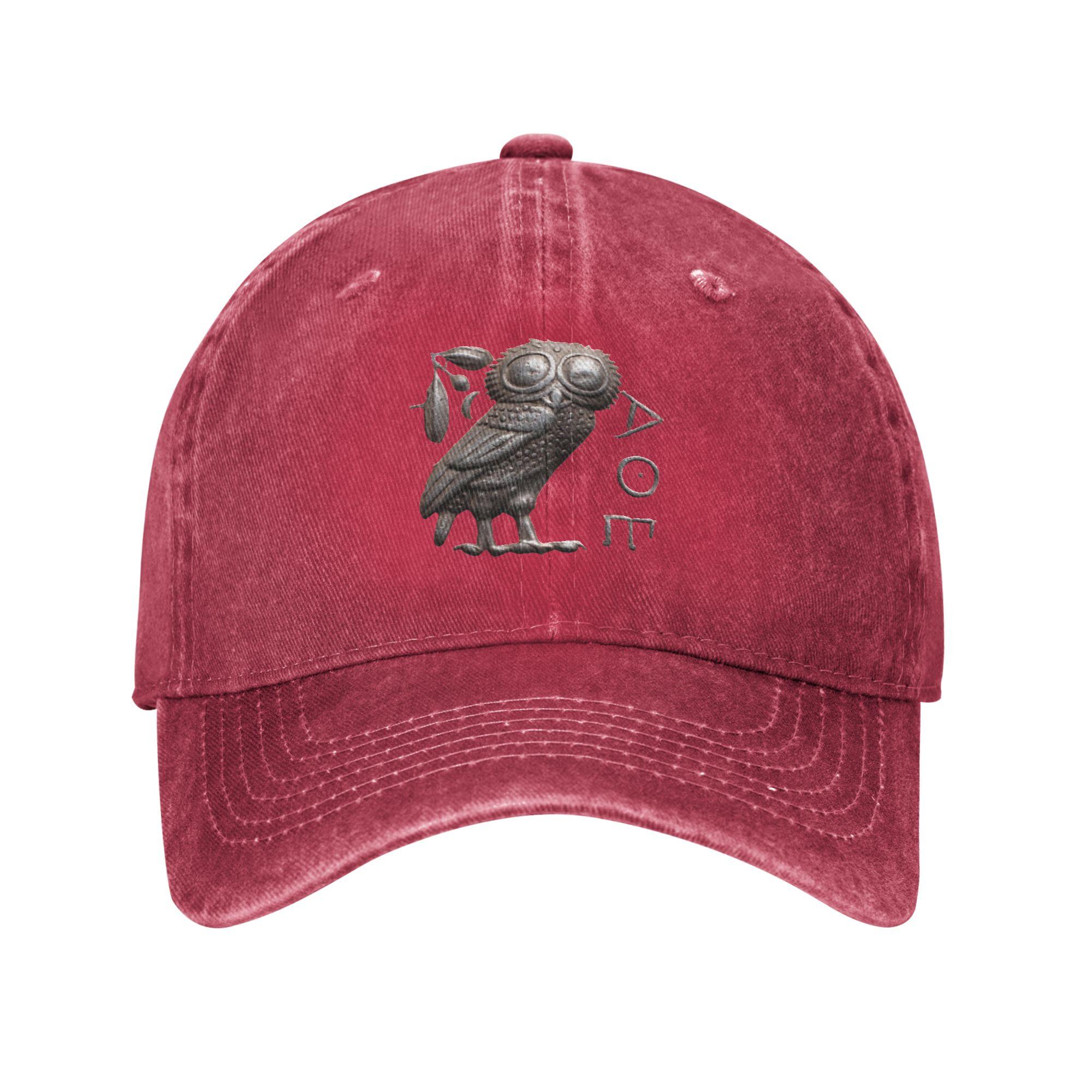 Athenian Owl Unisex Style Baseball cap High Cost-PerforUnisexce Commuter Style Snapback One Size