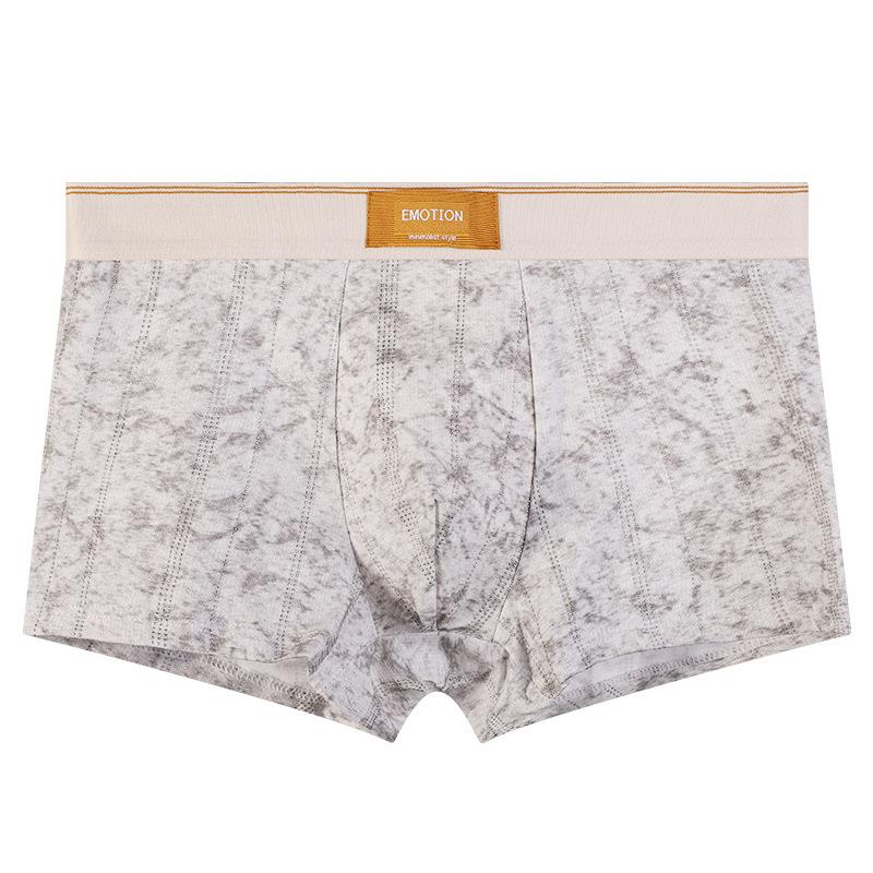 Мужское нижнее белье Хлопок Мужские боксеры Мужские трусы Удобные боксеры Мужские брифы Мальчиковые трусы L белый