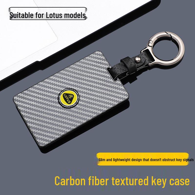 Lotus ELETRE/EMEYA Blumiger NFC-Kartenhalter Kohlefaser Autoschlüssel-Etui