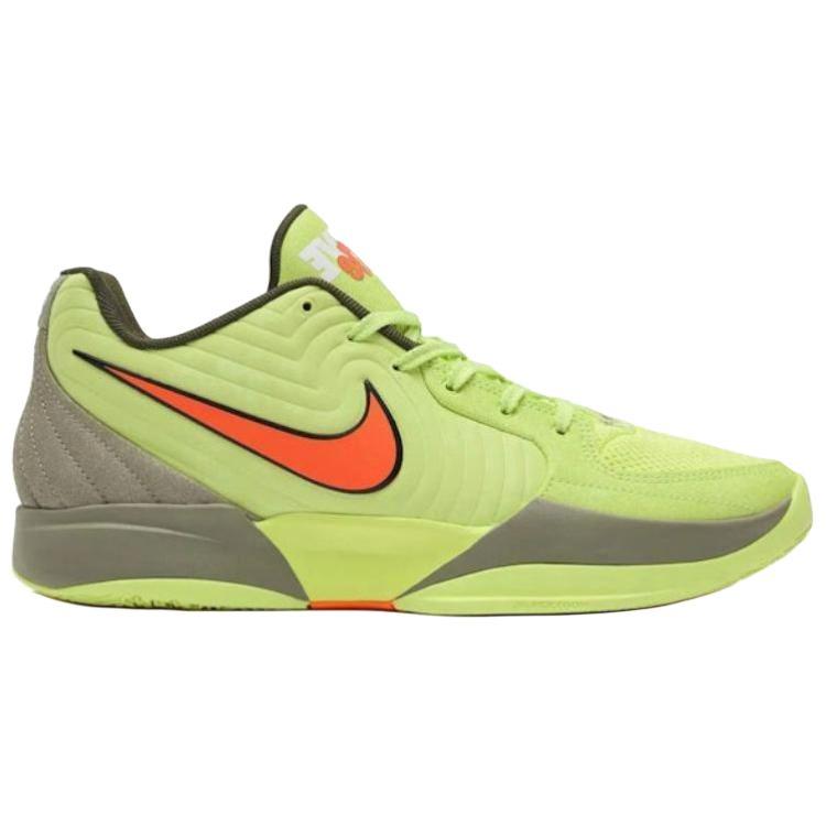 Nuove Scarpe da Basket Basse Unisex Nike Ja 2 Antiscivolo Resistenti all'Usura Giallo Verde FD7327-701