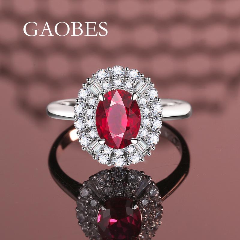 Custom Design S925 Sterling Silver Women's Ring with Green, Blue, and Pigeon Blood Red Inlaid 3 Carat Gemstones