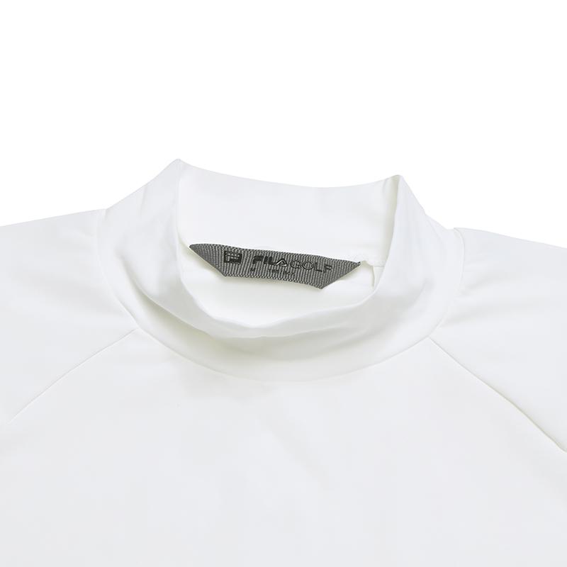 FILA Golf Series Simple Classic Sports Training Golf Versatile Comfortable Long Sleeve T-Shirt Women tops Jade-White A11W625202FWT