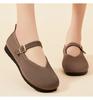 Fashion Spring New Women's Shoes, Shallow Mouth Breathable Flat Shoes, Soft Soled Shoes for Middle-aged and Elderly Mothers Women Shoes