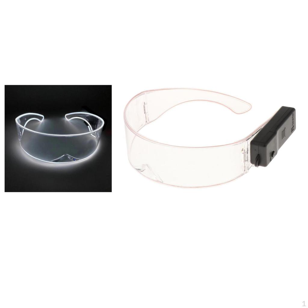 Clear Lenses Visor Glasses Goggles Fancy Dress