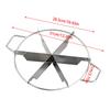 Cake Cutter Slicer Stainless Steel Pie Cutter Round Bread Divider Pastry Cheese Pizza Cutting Press Tool Equal Portion Marker