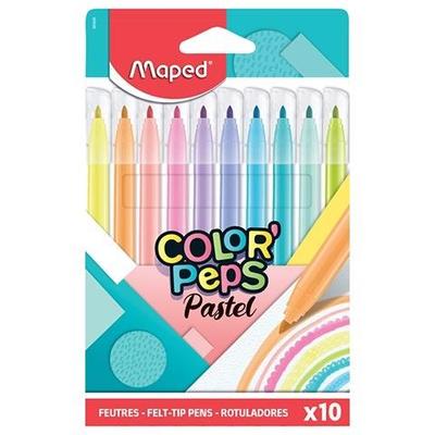 Maped Flamastry Colorpeps Pastel 10 Kolorów