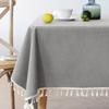 Rectangular Rural Style Textured Tablecloth Oil-proof Table Decoration Table Cover  Dining Table