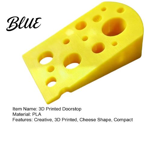 Niedriger Türkeil 3D-gedruckter Käse-Türstopper Rutschfester Stopper