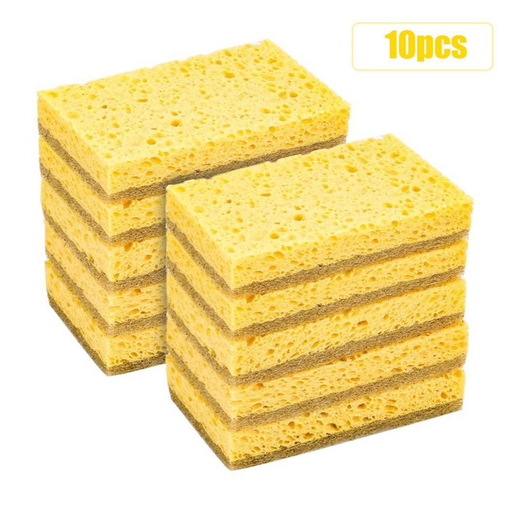 

Kitchen Dishcloth Kitchen Tool Pans Sponge With Scrub