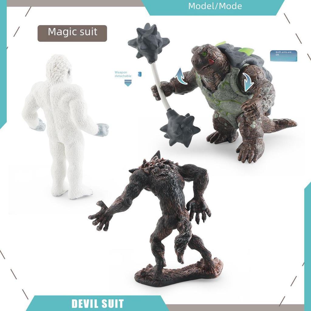 Westliches Kampf-Warcraft-Modell: Wasser-Krabbe, Oktopus, Eis-Dämon, Stein-Kuh, Schwarzer Panther, Mythischer Ritter Ornamente