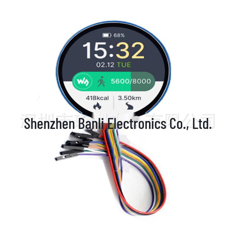 1.28-Inch Round LCD Display, 240x240 Resolution, Compatible with Arduino, Raspberry Pi, STM32