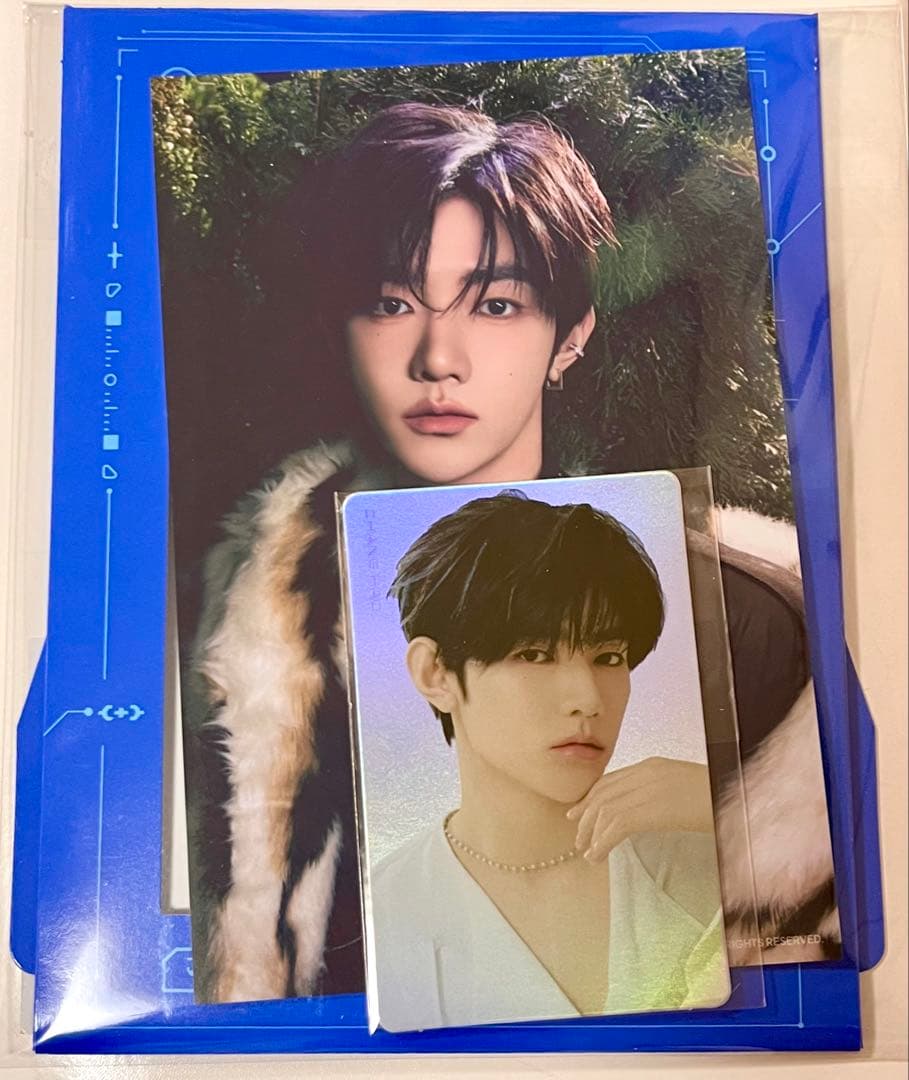 [USED] ZB1 Jianghao Korean Pop-up Photo Frame BLUE PARADISE