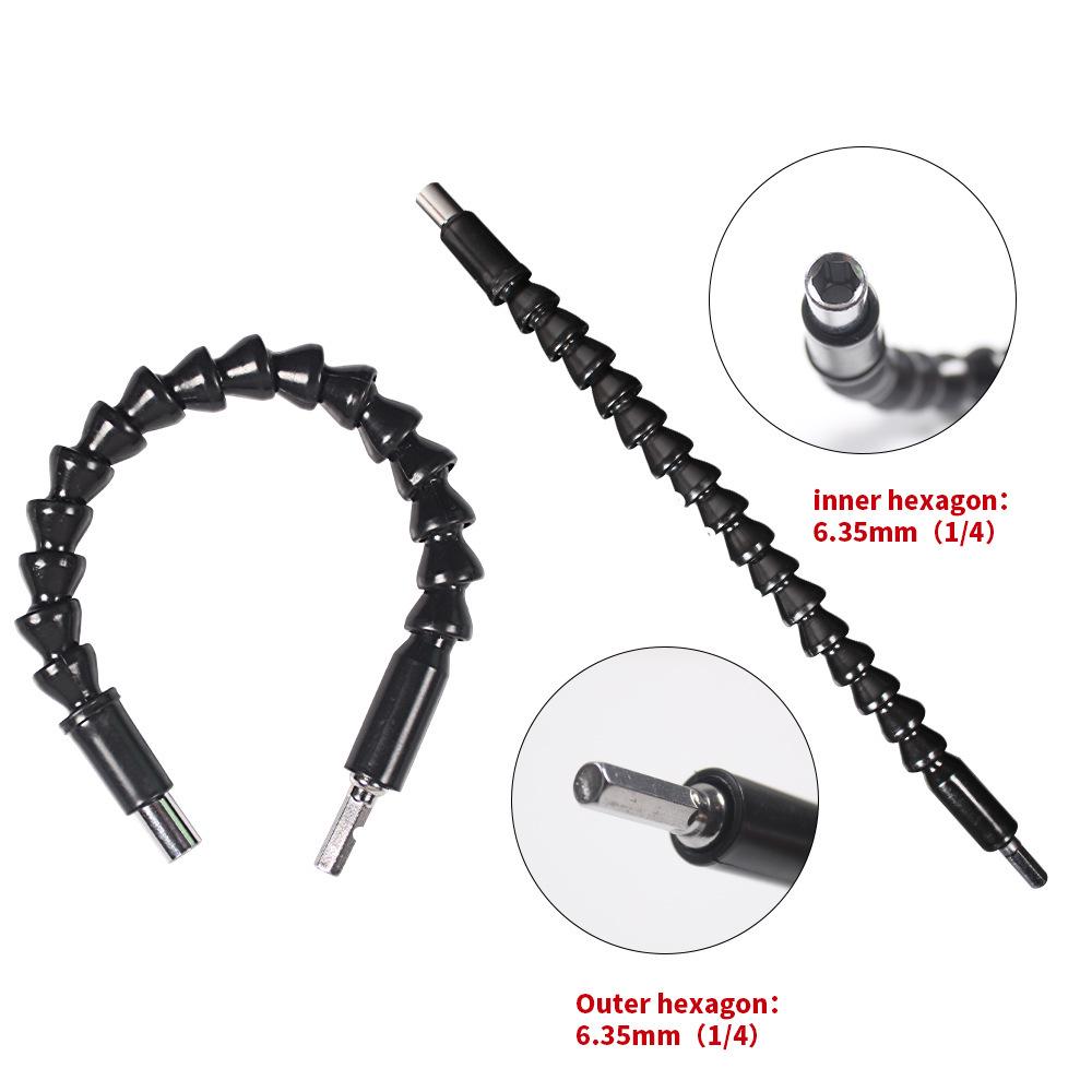 Universal Flexible Shaft Drill Accessory Set: Electric Drill Bits & Screwdriver Bits