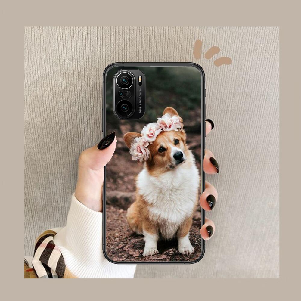 GYKZ Cartoon Shiba Inu Dog Phone Case For Xiaomi Redmi POCO F1 F2 F3 X3 Pro M3 9C 10T Lite NFC Black Cover Silicone Back Prett M