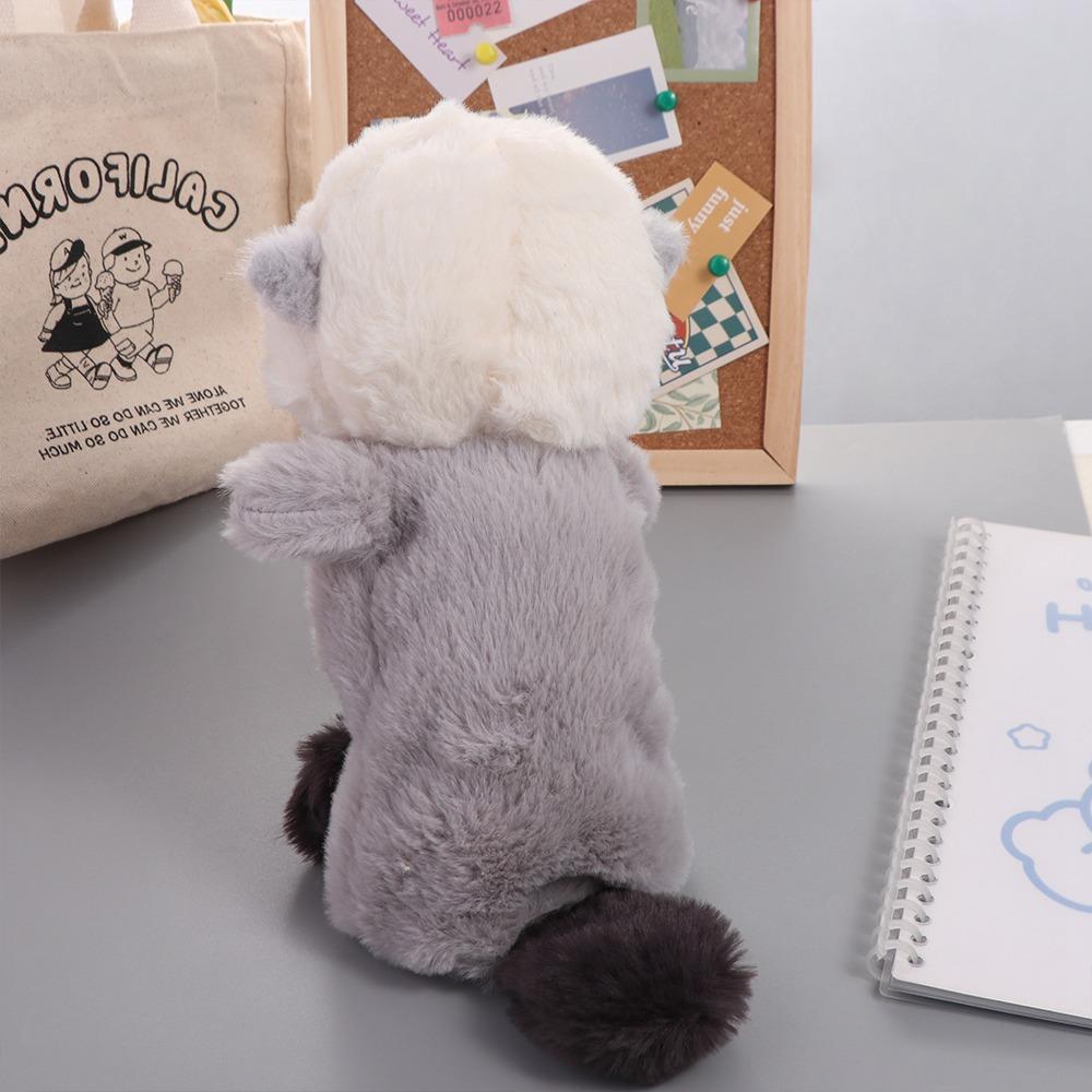 

Enhydra Lutris плюшевая кукла-карандаш на молнии сумка для ручек косметичка модная сумка для хранения канцелярских принадлежностей для девочек