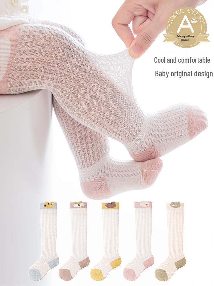 Yazlık İnce Çizgi Film Hayvanlı Sivrisinek Kovucu Çocuk Çorapları