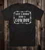 Retro Novelty Tee T Shirt Western Funny Save A Horse Ride A Cowboy