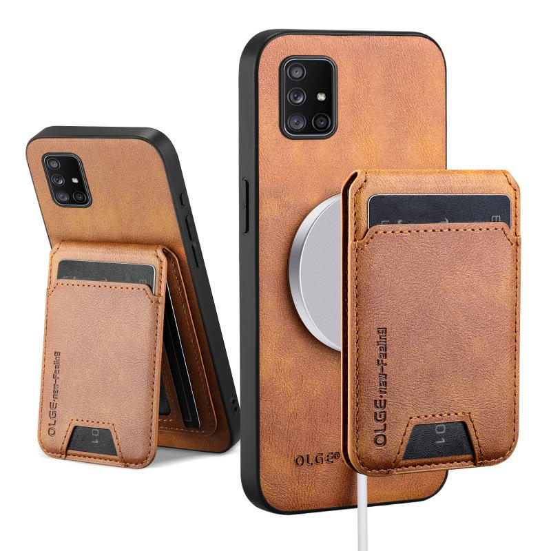

Applicable To Samsung Galaxy A514G Mobile Phone Case A714G Cow Pattern Leather Magnetic Card Case New High End Feel Samsung Galaxy A71 4G
