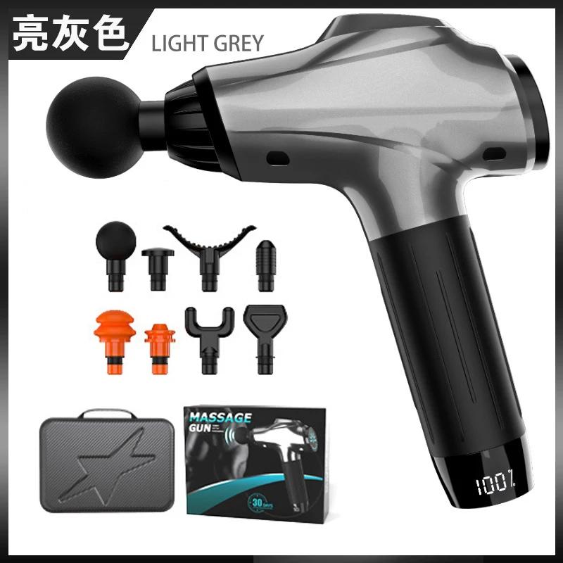 

Professional Fascia Gun 4800mAh Deep Tissue Percussion Vibrat Massage Gun Fitness Back And Neck Muscle Relaxation Massager UK