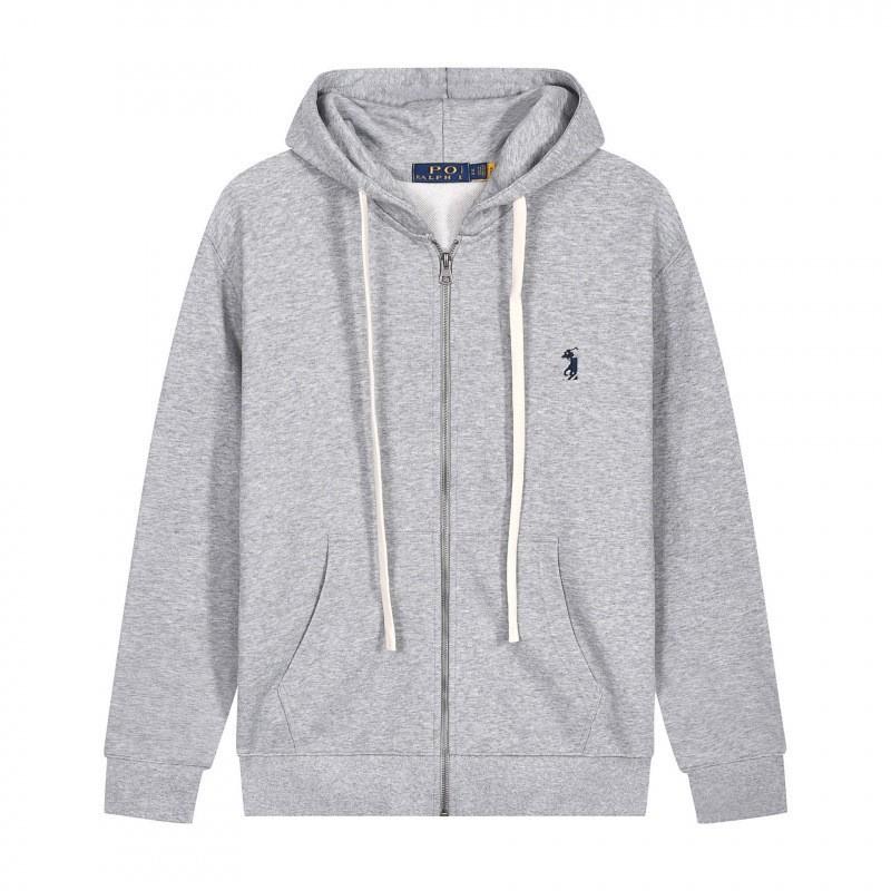 Mens Cotton Hooded Tracksuit Set Embroidered Polo Pony Casual Sweatshirt Pants