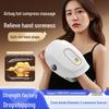 Electric Hand Massager with Heat and Kneading for Palm, Joint, and Wrist Relief