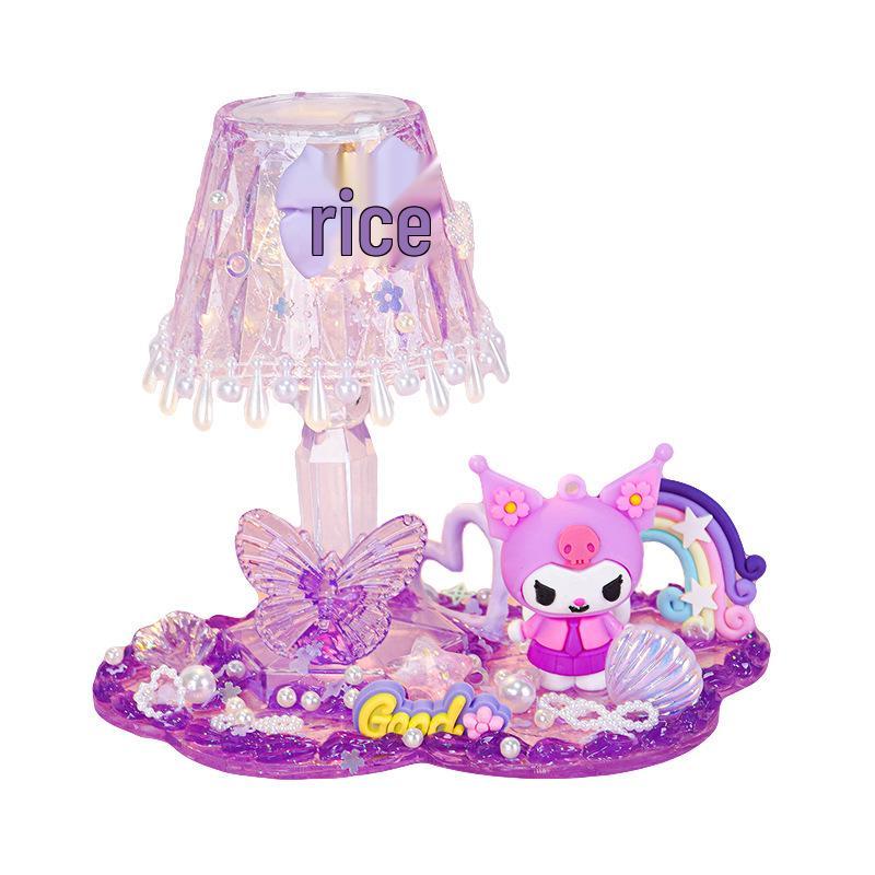 DIY Crystal Night Light Kit for Girls - Creative Handmade Desk Lamp