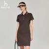 HAZZYS Women's PHIZ Series Color-Block Polo Mini Dress
