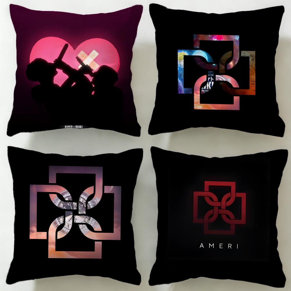 Popular Singer Duki Cushion Cover Soft EasyWash Pillow Case Versatile for Couch Bed Travel and Office