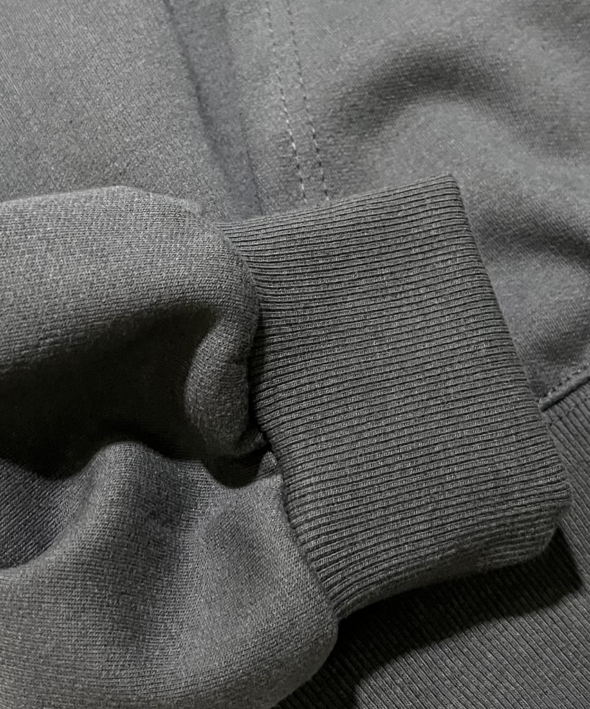 Sk8Er Rock Striking Cross Sweat Hood Zip-Up ((Dark Gray))