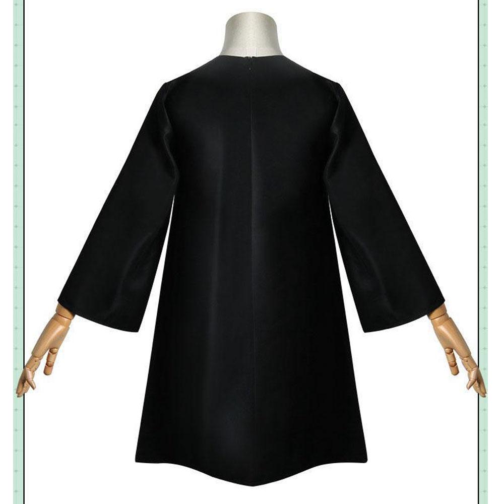 Anya Forger Cosplay Dress Anime Spy X Family Forger Anya Cosplay Wig Black Dress Socks Doll Halloween Costumes for Girls Women