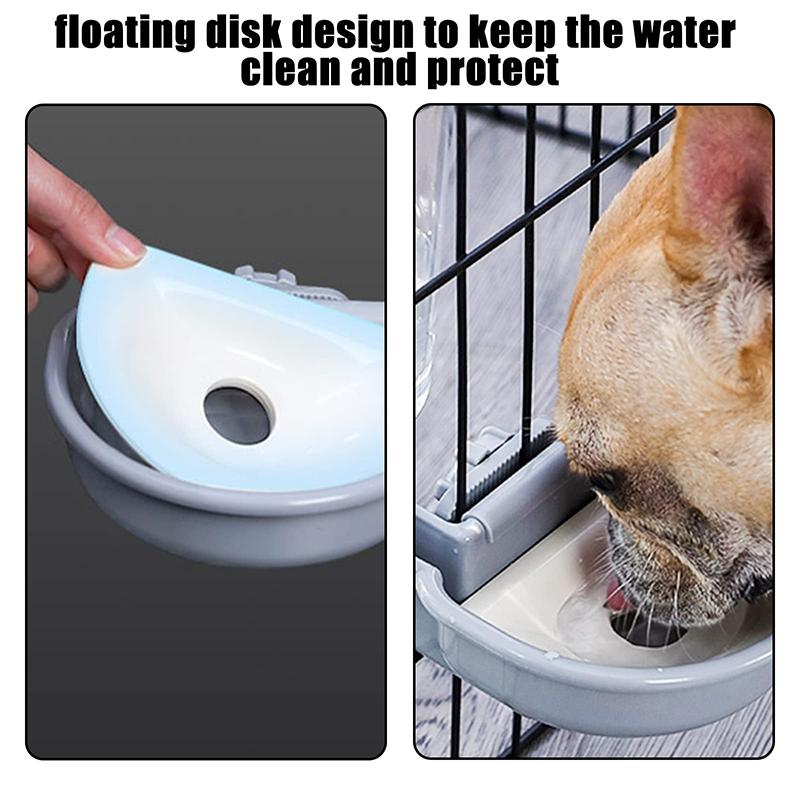 Kaninchen Tränke für Käfig 480ml Wasserspender Anti-Tropf Wassernapf Hunde Tränke Hängende Wasserflasche Spender für Hund Katze Kaninchen