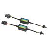 2 Stück Bremslicht-Decoder 12V Bremslampe Anti-Flimmern Fehlerlöschungs-Decoder für 7443 T20 Stecker