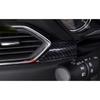 For Mazda CX-5 2017-2023 Carbon Fiber Center Console Instrument Dash Strip 3PCS