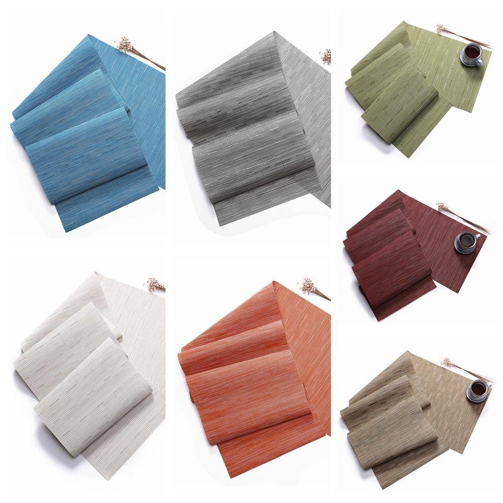 

ПВХ Tableflag бамбуковые вены посуда коврик новый стол декоративный коврик стол