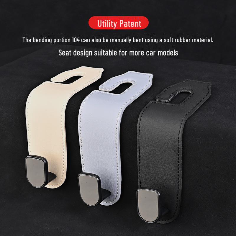 

Портативный крючок для заднего сиденья автомобиля Cross-Border New для прицепа. С помощью этого удобного крючка можно легко повесить вещи на спинку сиденья автомобиля. розовый